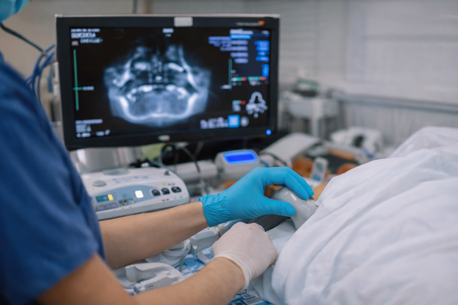 Medical imaging or healthcare equipment.